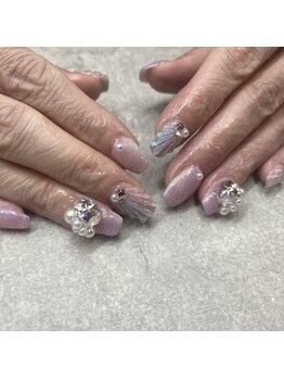 ネイルサロンファストネイルプラス 新宿店(FAST NAIL PLUS)/2025夏ネイル【人魚ネイル】