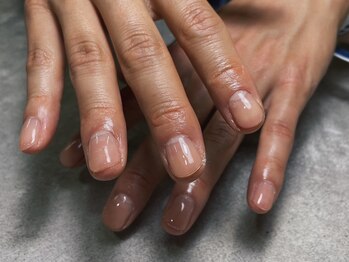 オムネイル 渋谷(HOMME NAIL)/クリアジェル ¥4.400