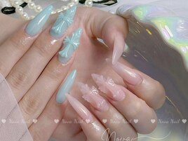 蝶々ネイル