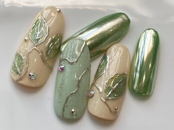 ネイリックス アヴェニール(NAILX avenir)/メタリックリーフ