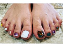 ネイルサロン シェリ(NAIL SALON Cheri)/秋のフットネイル