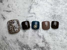 【初回オフ無料】ツイードネイル