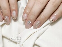 リーチェ ビューティアンドネイルサロン 大名店(Beauty&Nail Salon)/上品クリスマスネイル♪