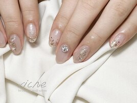 上品クリスマスネイル♪