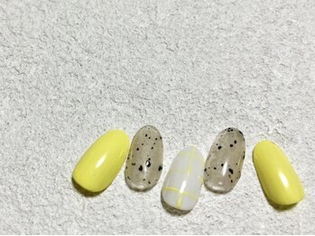 モグネイル(Mogunail)/5.6月定額A チェックネイル