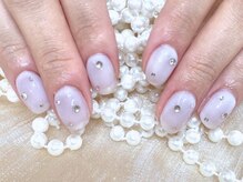 シーアンドビーネイル(C&B Nail)/ワンカラー+ストーンつけ放題