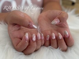 ガーリーリボンネイル