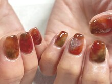 アイラシュアンドネイルサロン リラ(LILAS)/秋色ニュアンスネイル