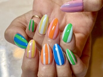 カラフルストライプ パラジェル
