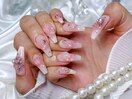 薔薇×チークネイル♪