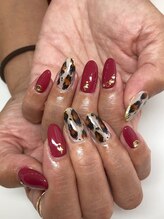 ネイルキュート アンド クールラッシュ 亀有店(nailcute & CoolLash)/秋デザイン　アニマル