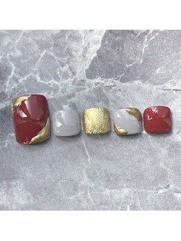 ヴァンネイル 海老名店(Van Nail)/フット定額デザイン 4990円