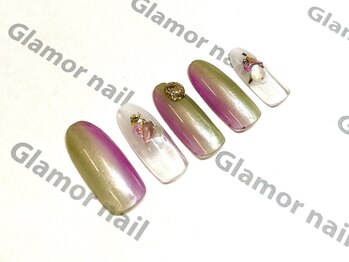 グラマーネイル(Glamor nail)/パール×グラデーション