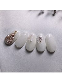 クリスマスネイル