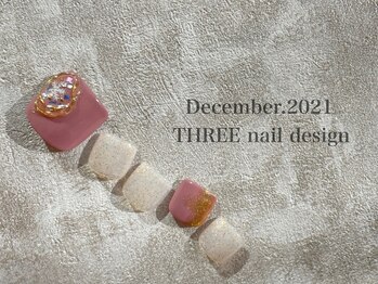 スリー(THREE)/Dec.2021/nail design
