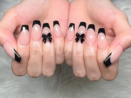 フレンチ/リボン/スカルプ