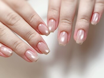 アリサネイル(ALISA NAIL)/ぷるマグミラーフレンチネイル