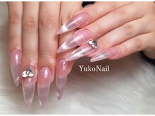 ユコネイル 茨木(Yuko Nail)/長さ出し/マグネット/ピンク