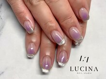 ネイルスタジオ ルキナ(LUCINA)/H-752パープルチークネイル