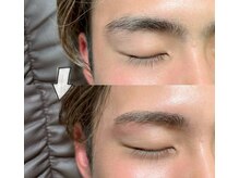 シュシュ(chou chou)/メンズアイブロウbefore・after