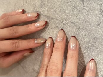 パレット(Palette)の写真/《オフィスネイルやカジュアルに仕上げたい方も》指先に"丁度良い華やかさ"を実現！カラーも丁寧に作成☆