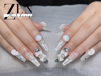 ゼン ネイル デザイン 池袋(ZEN NAIL DESIGN)/* 長 さだしやり放題×つけ放題