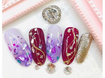 ヒロネイル(Hiro Nail)/和柄ネイル/8980