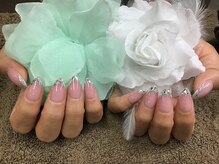 ネイルルーム 千美(room)/ガラスフレンチネイル☆