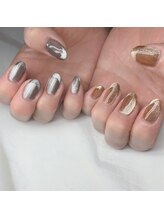 ネイルアンドアイラッシュサロン エスポアール(nail&eyelash salon espoir)/オンブレフレンチ　マグネット