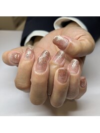 【クリア×ラメグラデ★】