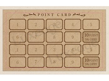 プライベートサロン ルクサージュ(Luxeage)/スタンプラリー・ご来店毎に1個