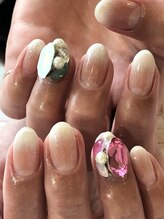 トータルサロン 白べぇーっ プラス/スワロフスキーネイル