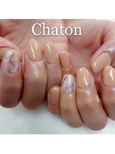 ネイルアンドアイラッシュ シャトン(Chaton)/ジェル□新規￥6900■会員￥6600