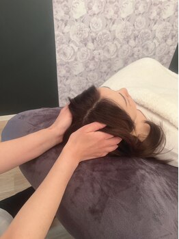 ヘッドスパで癒されたい