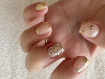 アイネイルズ 天神今泉店(I-nails)/【sana.i】キラキラハートネイル