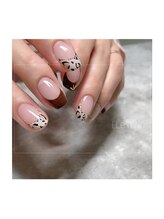 レアネイル(LLe'a Nail)/レオパードフレンチ