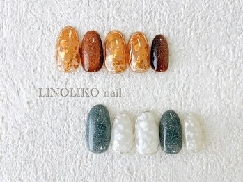 リノリコネイル 元住吉(Lino Liko nail)/11月☆9500円定額デザイン