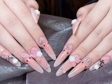 ダイアモンドネイルスタジオ 新宿店(Diamond Nail Studio)/チップ長さだし10本デザイン