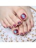 【大人気♪夏フット】マグネット☆ワンカラー　&ケア付　￥7,700→￥7,150