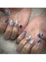 ネイルサロンファストネイルプラス 新宿店(FAST NAIL PLUS)/2025夏ネイル【花火ネイル】