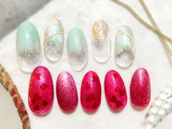 プラスネイル 武蔵小杉店(PLUS NAIL)の写真/【パラジェル取扱店】人気のニュアンスネイルがたくさん♪【武蔵小杉店★】