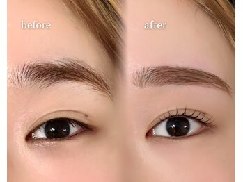 マユー 恵比寿店(MaYou)/なだらかアーチ眉/Cカールまつげ