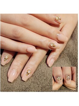 サヴァ アイラッシュアンドネイル(sava)/【ヌーディー×ジュエリー】