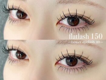 クプアイラッシュ 新宿店(qup eyelash)/上下フラットラッシュ