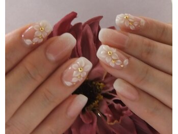 ネイルサロンミキ 横浜(MIKI)/ブライダル着物結婚式3D花金