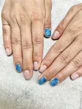 ネイルサロンファストネイルプラス 新宿店(FAST NAIL PLUS)/【夏ネイル2021】人魚の鱗