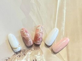 マグネットのハートネイル