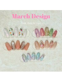 ★今月の定額デザインネイル★