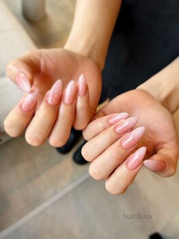 ネイル ドゥ 岡山駅前店(Nail Doux)の写真/“爪に自信がない”爪のコンプレックスがある方に。プロによる丁寧なケアとサポート◎自然で上品な仕上りに