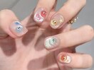 立体カラフルバブル